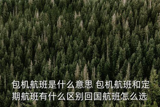 包機(jī)合同適用哪些法律