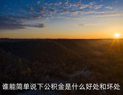 公積金的好處，公積金有什么用