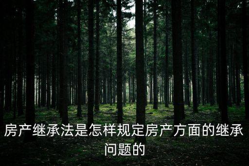房產(chǎn)繼承，什么是房產(chǎn)繼承