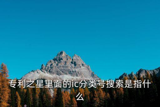 ipc分類號，專利分類號的概念