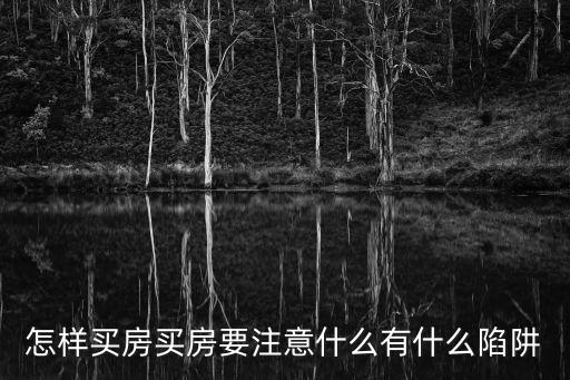 怎樣買房買房要注意什么有什么陷阱