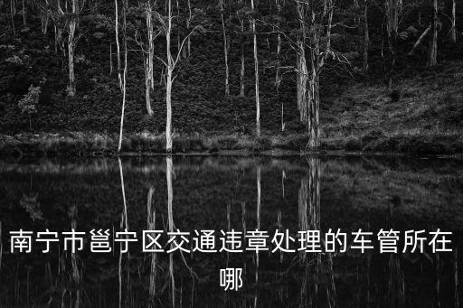 南寧市邕寧區(qū)交通違章處理的車管所在哪