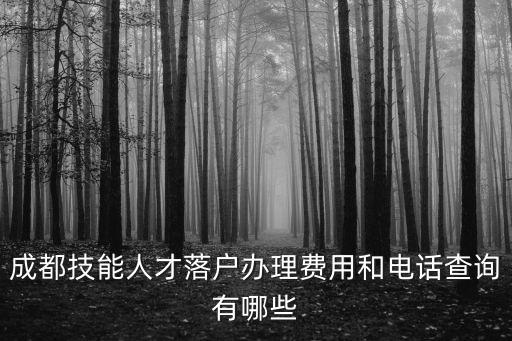 成都人才引進(jìn)，成都技能人才落戶時(shí)間要有哪些