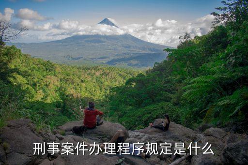 刑事案件程序，刑事案件辦理程序規(guī)定是什么