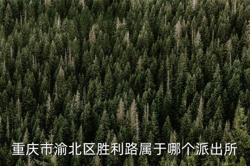 勝利路派出所，重慶市渝北區(qū)勝利路屬于哪個(gè)派出所