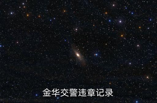 金華交警違章查詢中心，金華交警違章查詢