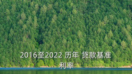 歷年貸款利率,中國人民銀行歷年貸款利率