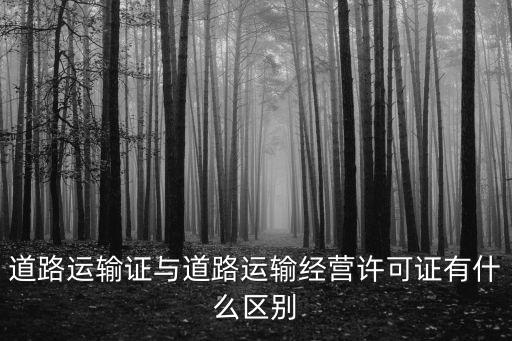 道路運輸經(jīng)營許可證，什么是道路運輸經(jīng)營許可證的內(nèi)容