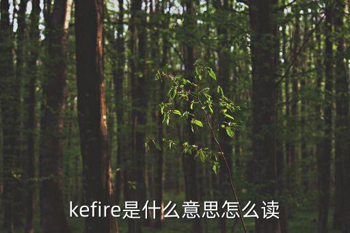 kefire是什么意思怎么讀