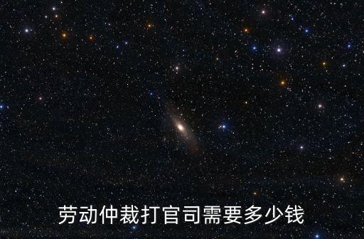 勞動(dòng)仲裁打官司需要多少錢