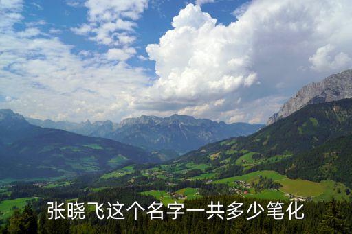 張曉飛，張曉飛這個(gè)名字的寓意是什么