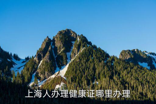 上海市從業(yè)人員健康證，上海從業(yè)健康證周末能辦嗎