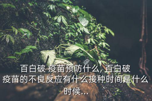 百白破疫苗作用,小孩百白破疫苗作用