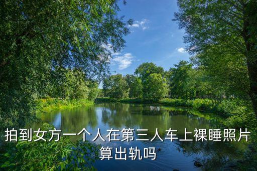 拍到女方一個人在第三人車上裸睡照片算出軌嗎