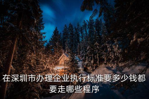 企業(yè)執(zhí)行標(biāo)準(zhǔn)，企業(yè)執(zhí)行標(biāo)準(zhǔn)能改嗎
