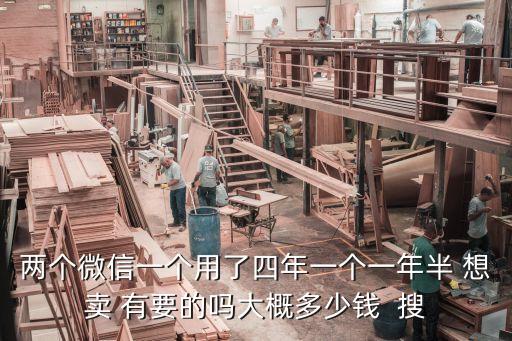 兩個(gè)微信一個(gè)用了四年一個(gè)一年半 想賣 有要的嗎大概多少錢  搜