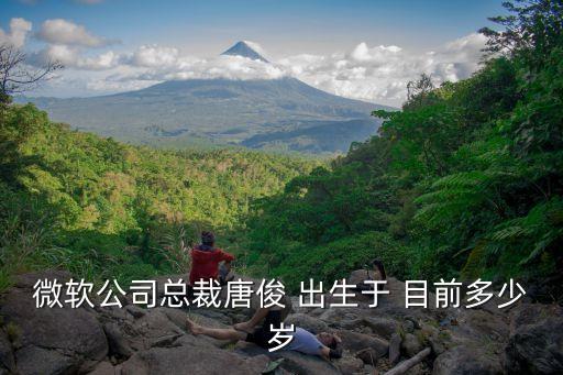 微軟公司總裁唐俊 出生于 目前多少歲