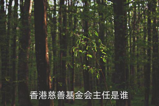 李健民，香港慈善基金會(huì)主任是誰(shuí)