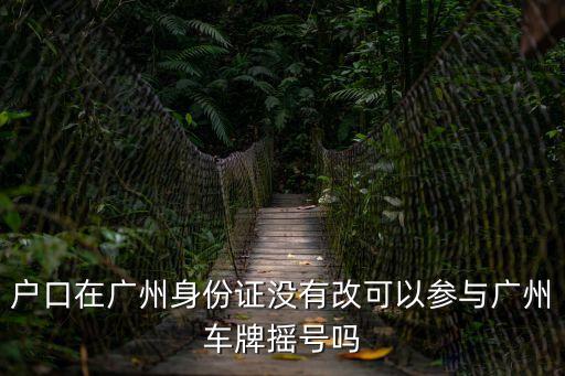 搖號廣州，廣州車牌搖號需要什么條件
