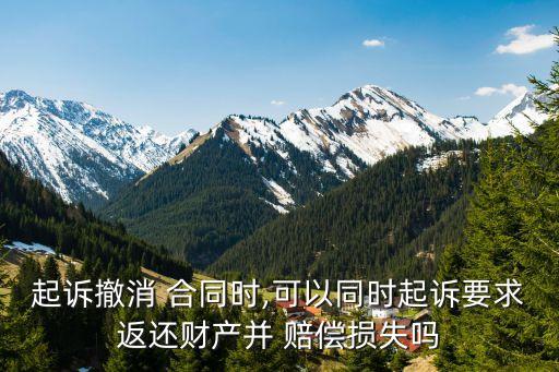欺詐合同撤銷合同可以要賠償嗎,因欺詐脅迫所訂立的合同均屬于可撤銷合同