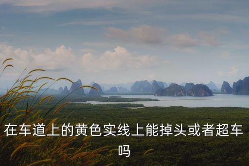 在車道上的黃色實線上能掉頭或者超車嗎