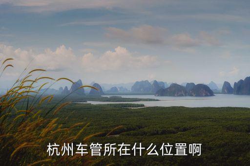 杭州車管所，杭州有幾家車管所 分別是哪