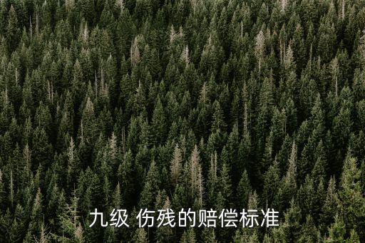 九級傷殘