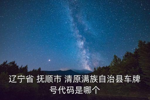 撫順清原
