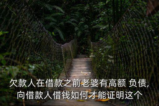 個(gè)人負(fù)債聲明