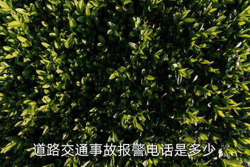 事故報警電話，交通事故報警電話號碼是多少呢