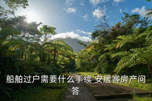 船舶買賣，船舶過戶流程是什么