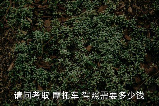考摩托車駕照多少錢,北京考摩托車駕照多少錢