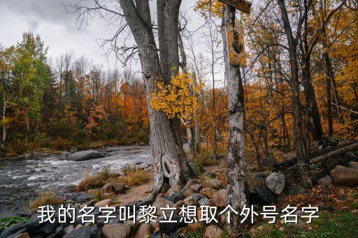 黎立，我的名字叫黎立想取個外號名字