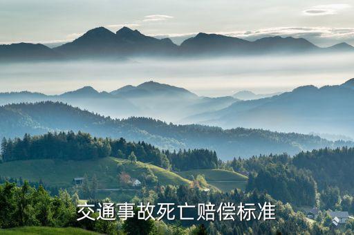 交通事故死亡賠償，交通事故死亡賠償標(biāo)準(zhǔn)