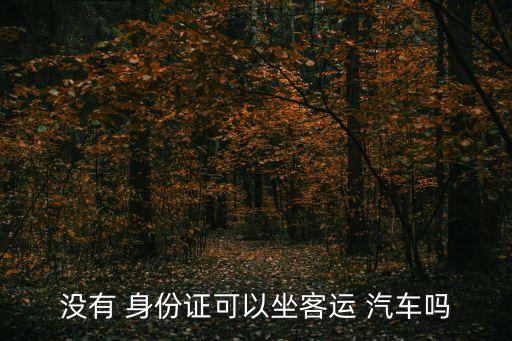 坐汽車要身份證嗎,哪個(gè)網(wǎng)站買汽車票沒(méi)有手續(xù)費(fèi)