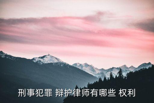 辯護的權(quán)利,辯護權(quán)利法律的規(guī)定