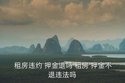 關(guān)于租房押金退還的法律問題,押金不退最有效的方式