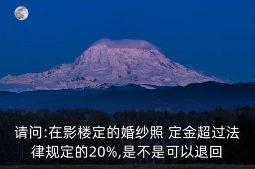 攝影店交了定金想退怎么辦,在攝影店交了定金可以退嗎