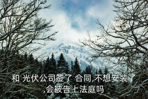 光伏發(fā)電合同糾紛,農(nóng)村免費(fèi)光伏發(fā)電合同糾紛案例