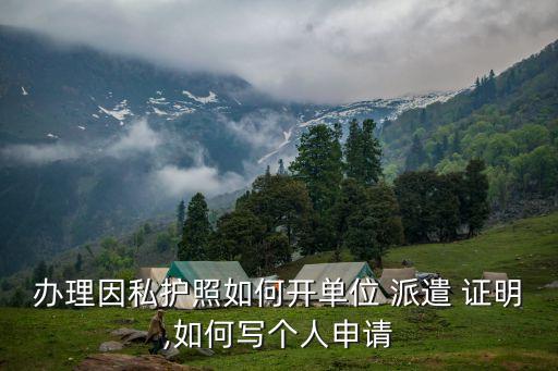 辦理因私護(hù)照如何開單位 派遣 證明,如何寫個人申請
