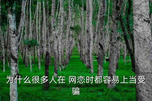 網(wǎng)戀被騙