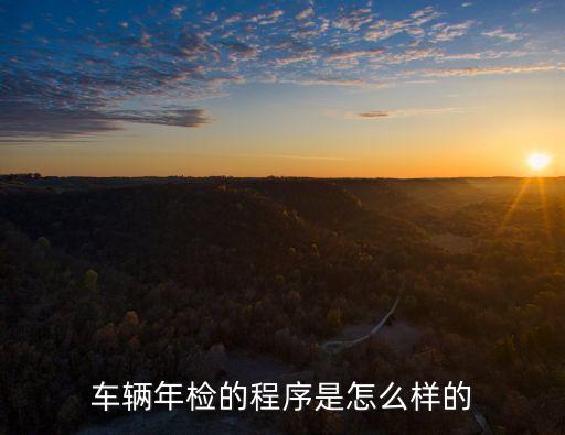 汽車年審流程，汽車年檢的程序是什么