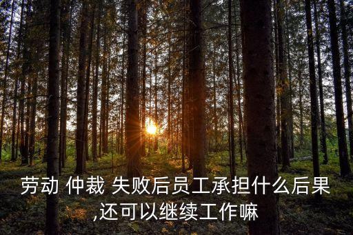 仲裁失敗對(duì)勞動(dòng)者利弊,打一場(chǎng)勞動(dòng)仲裁多少錢