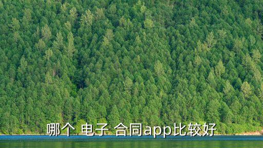 行一印電子合同簽署平臺