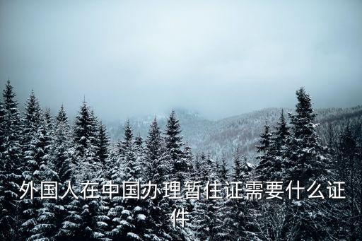 外國人居留證