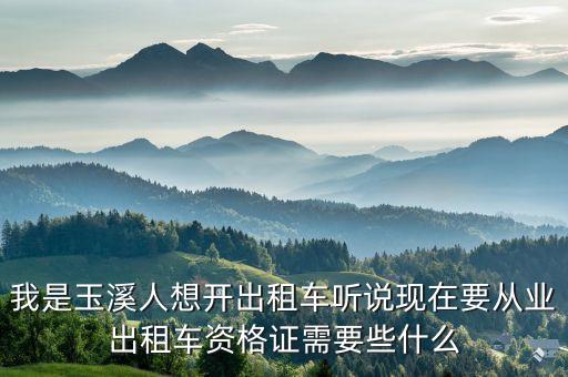 出租車資格證，出租車從業(yè)資格證