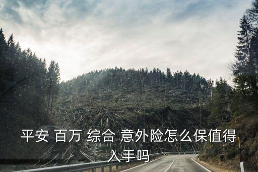 百萬(wàn)綜合意外險(xiǎn)哪個(gè)好,平安百萬(wàn)綜合意外險(xiǎn)怎么樣