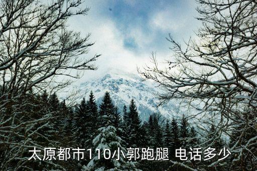  太原都市110小郭跑腿 電話多少