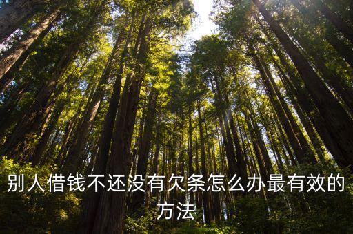 朋友不還錢怎么起訴 沒有借條