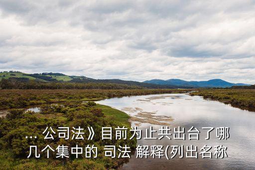 公司法司法解釋一二三四全文,民法典公司法司法解釋一二三四全文
